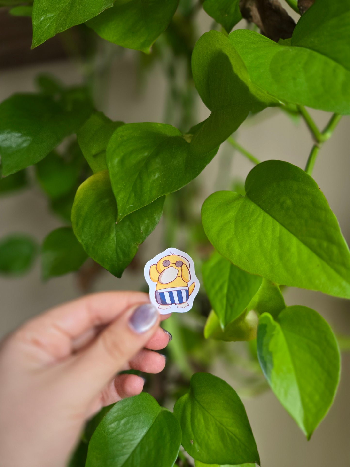Duck Enjoying the Summer Sticker Sheet