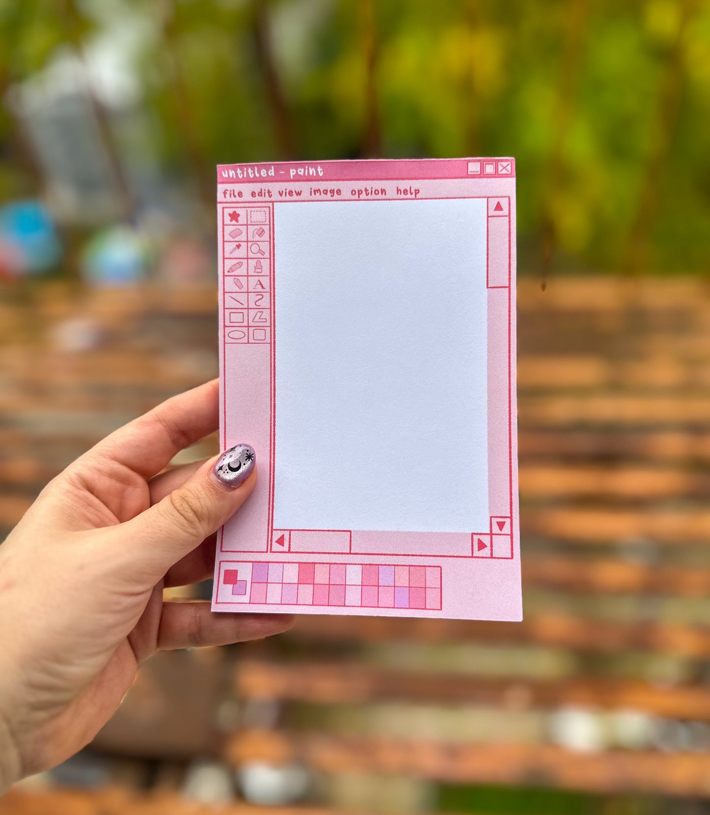 Microsoft Pink Notepad