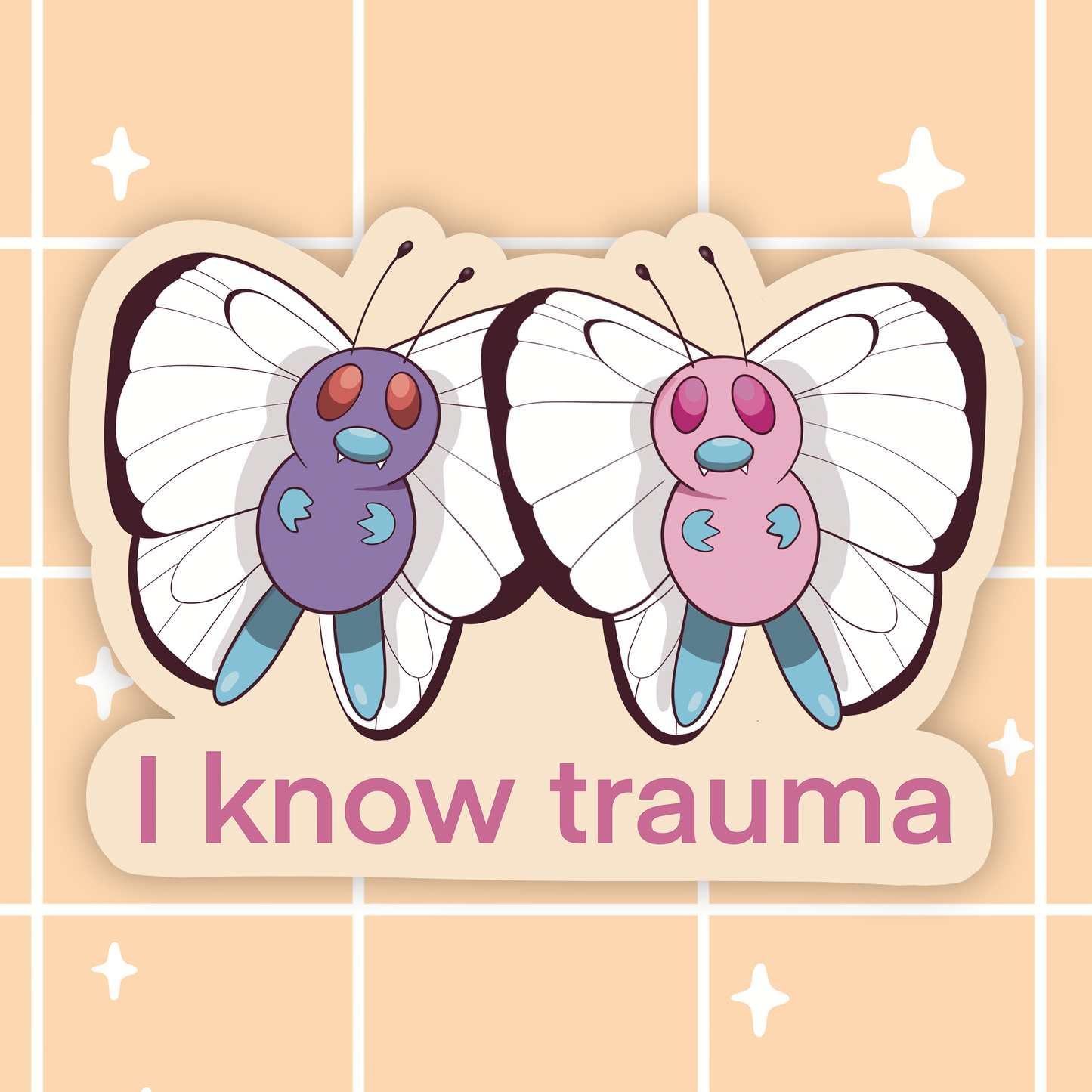 Butterfree Trauma Sticker
