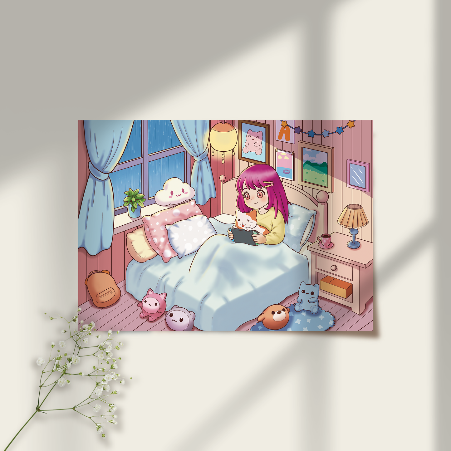 Cozy Rainy Day Print