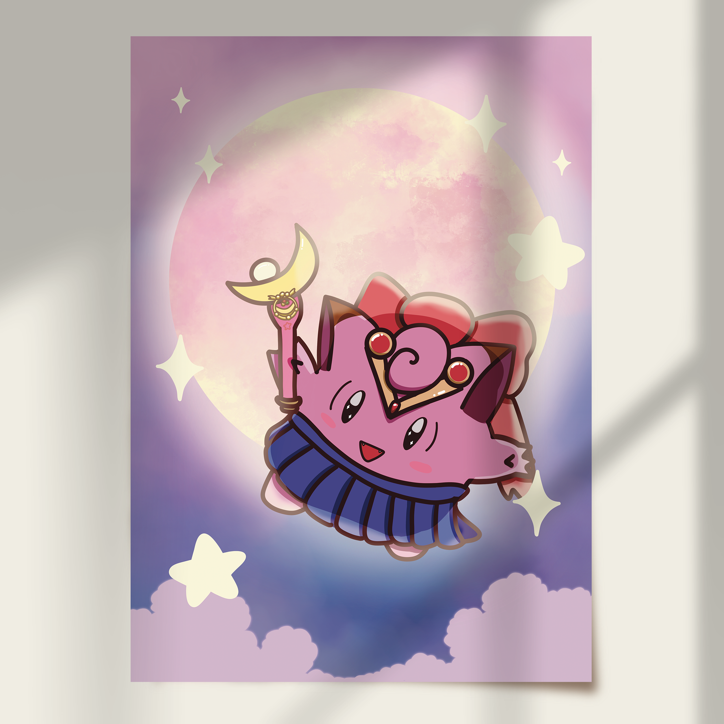 Fairy with Moon Print