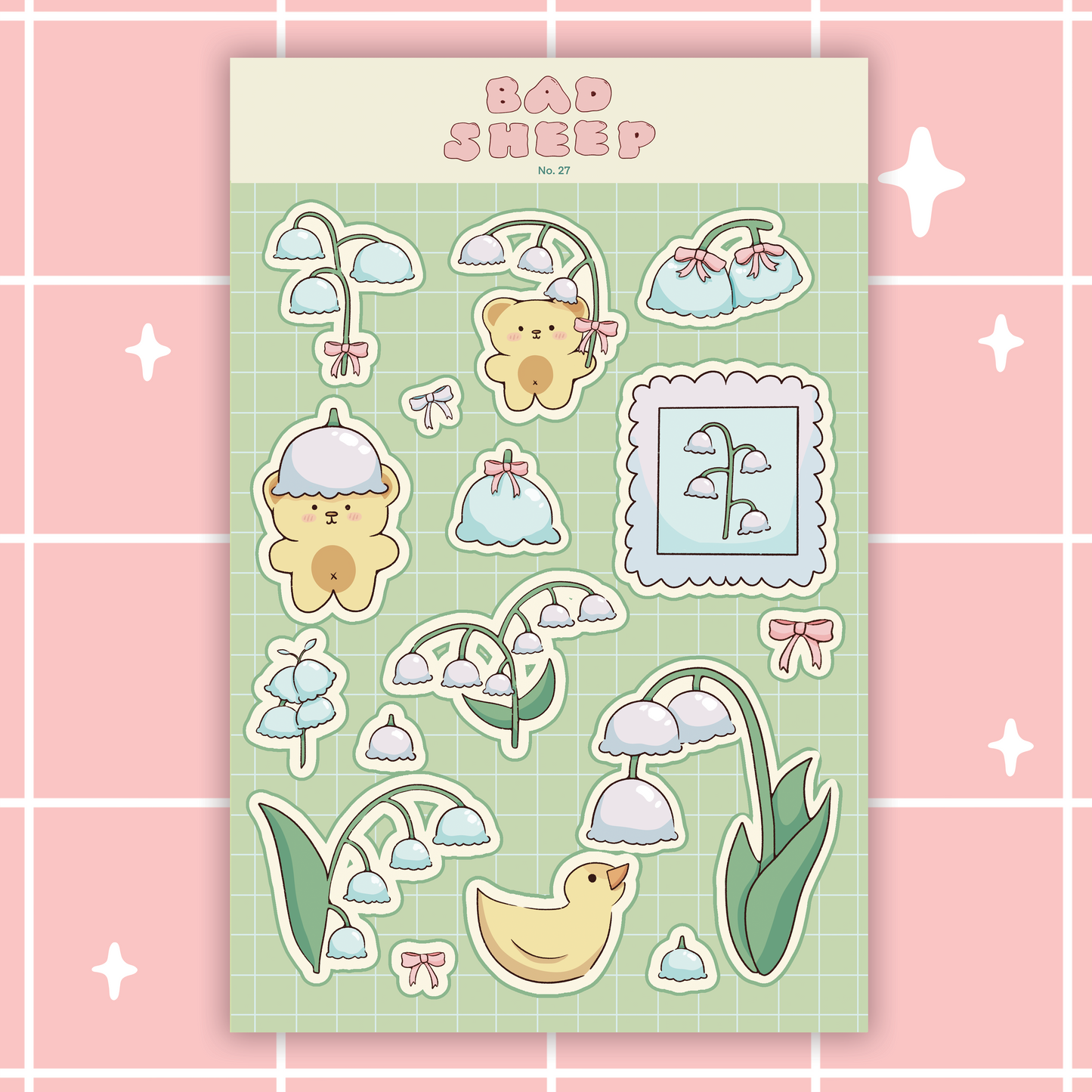 Lily of the Valley Sticker Sheet