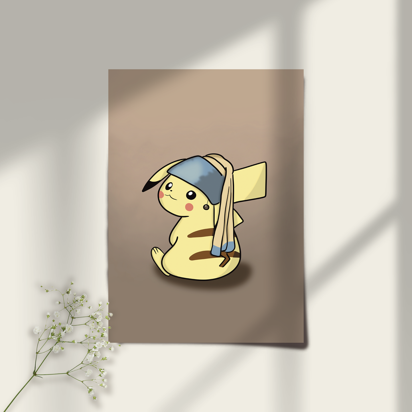 Mouse with a Pearl Earring Print