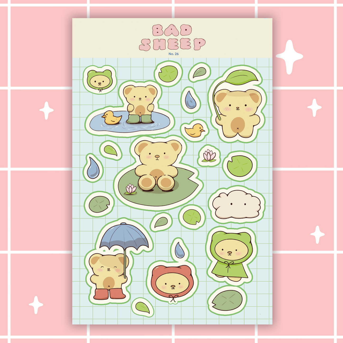 Rainy Day Sticker Sheet