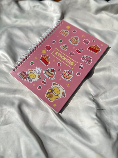 Baked Sweets Reusable Stickerbook