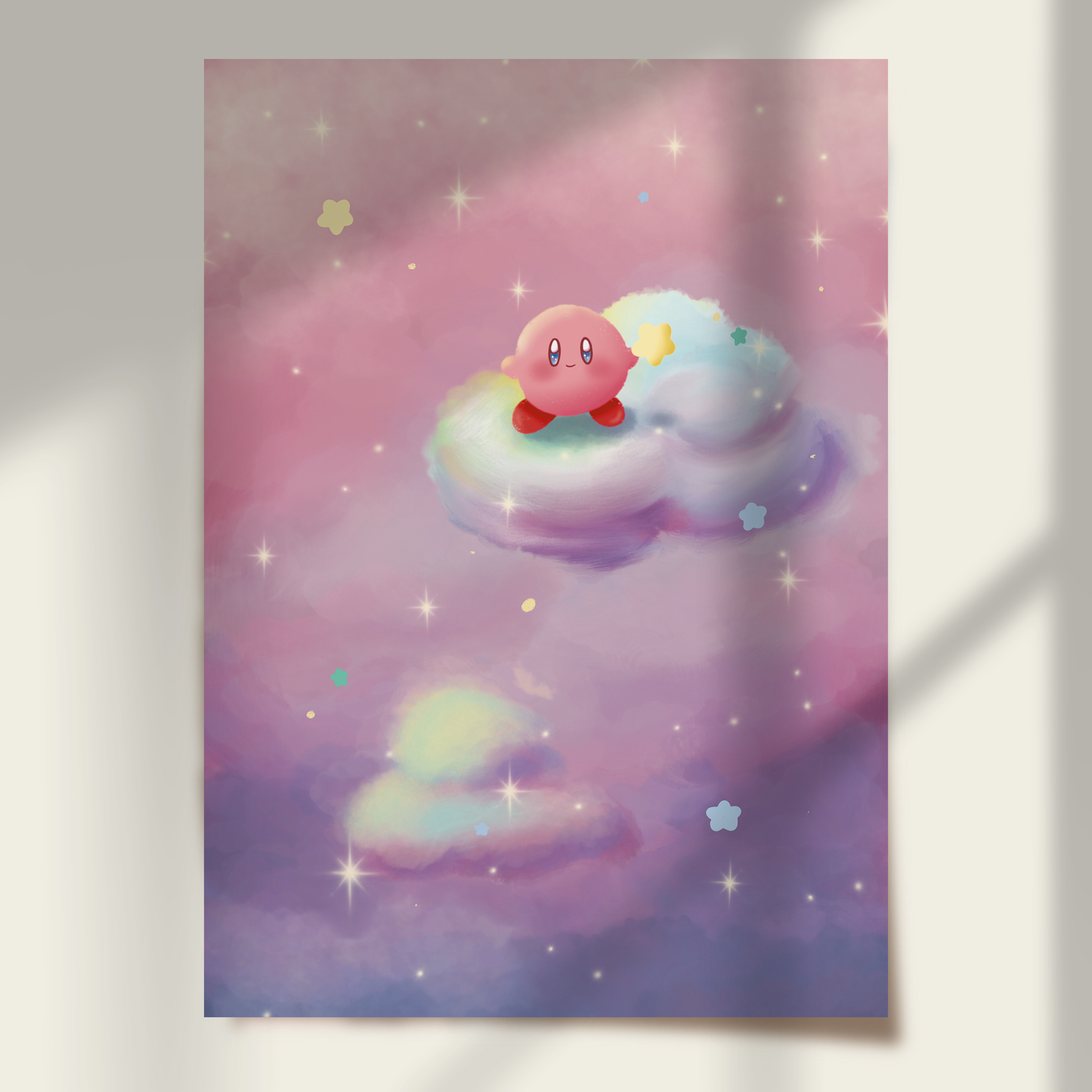 Balloon in Clouds Print