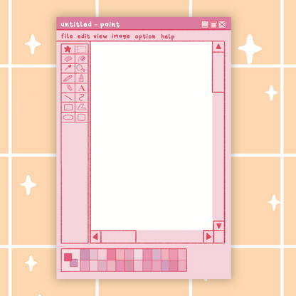 Microsoft Pink Notepad