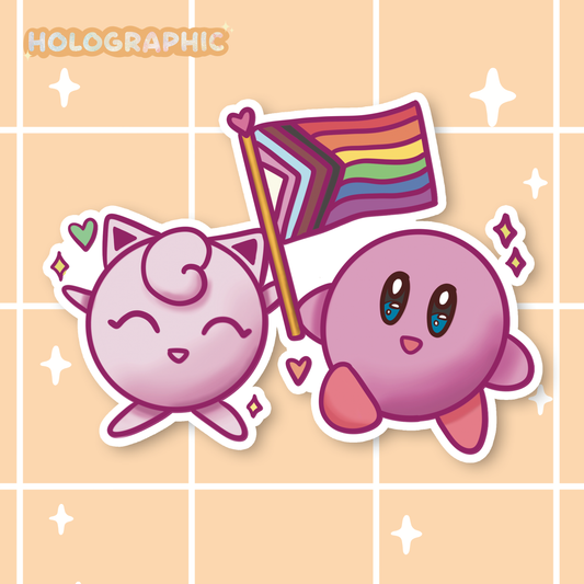 Balloon Friends Happy Pride Sticker