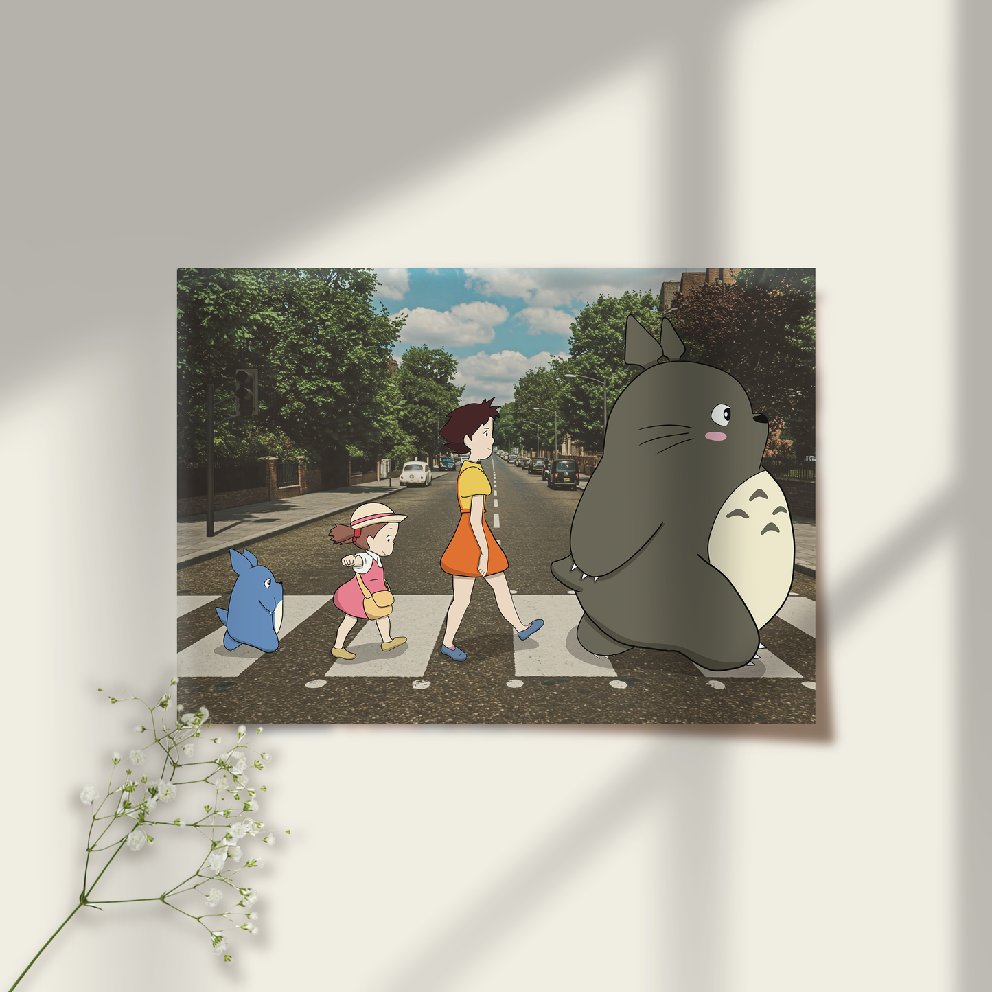 Abbey Road Stroll with a Troll Down Print