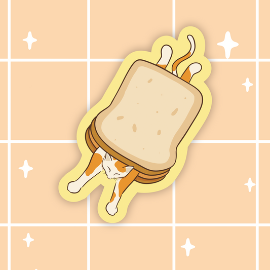 Cat Bread Sticker