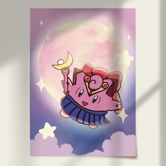 Fairy with Moon Print