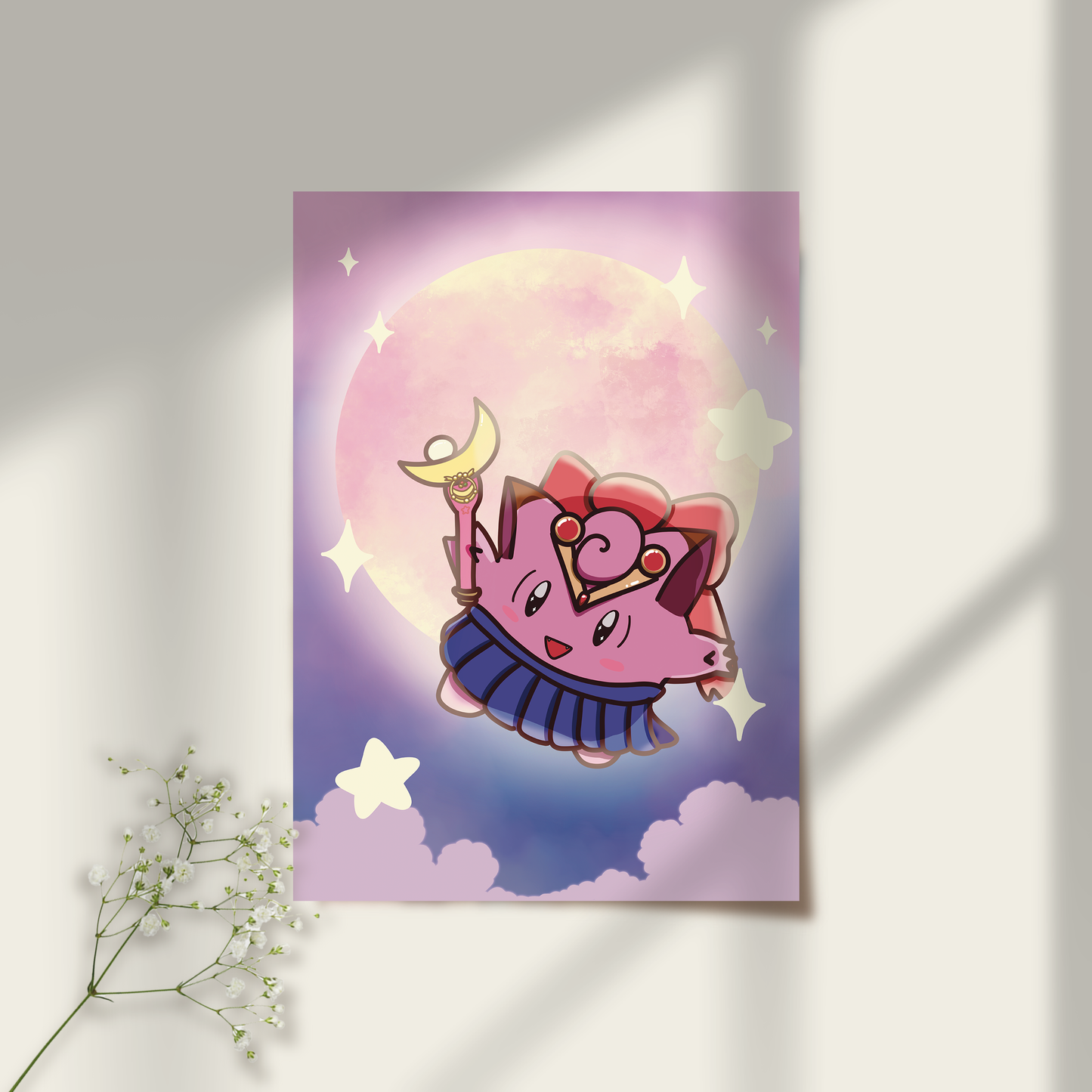 Fairy with Moon Print