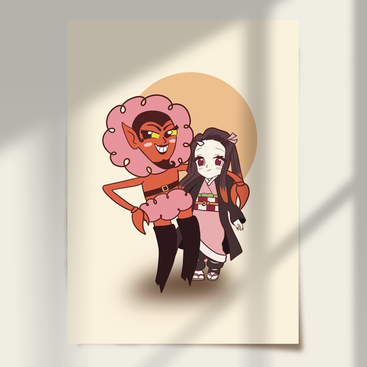 Demon Pals Print