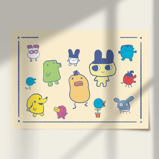 Gang of Tama Babies Print