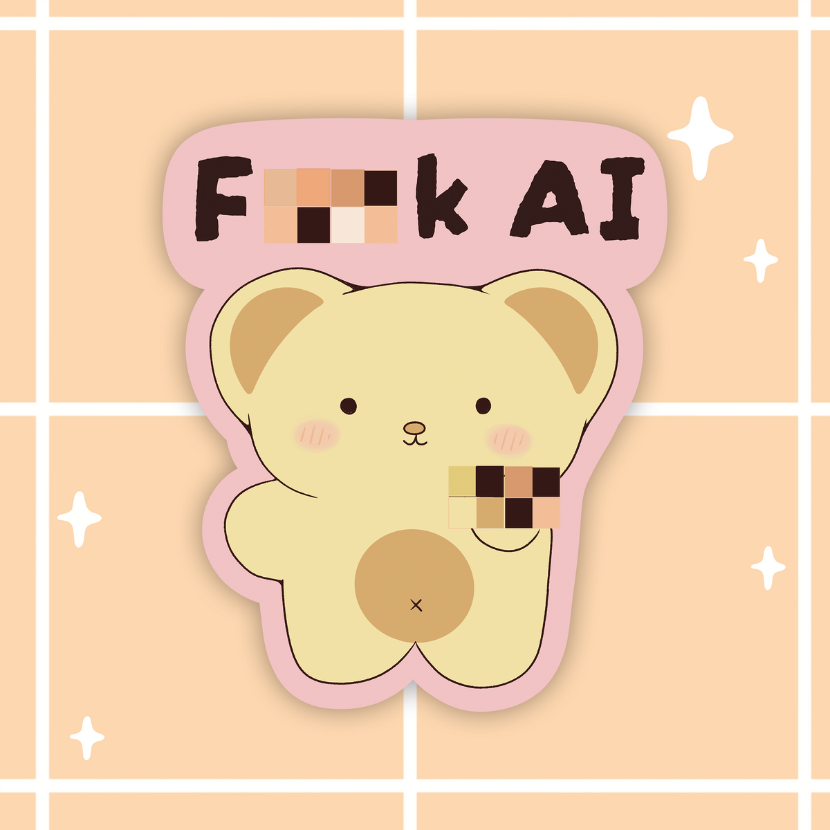 F AI Sticker