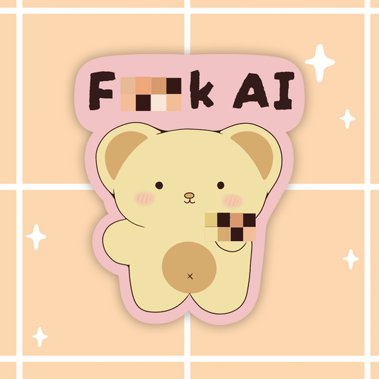 F AI Sticker