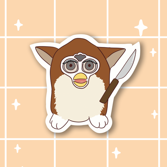 Killer Furry Sticker