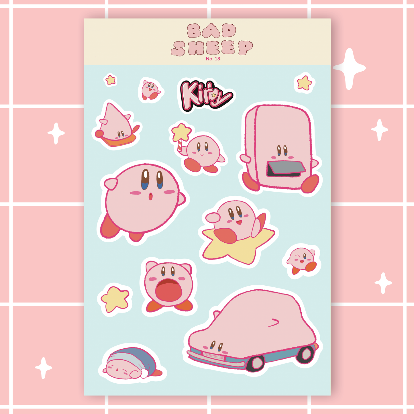 A Kirbz Sticker Sheet