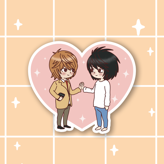 Enemies to Lovers Light and L Sticker
