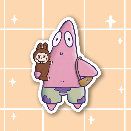 Star with Bu Sticker