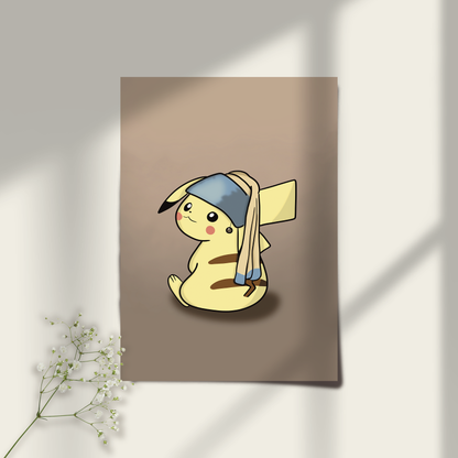 Mouse with a Pearl Earring Print
