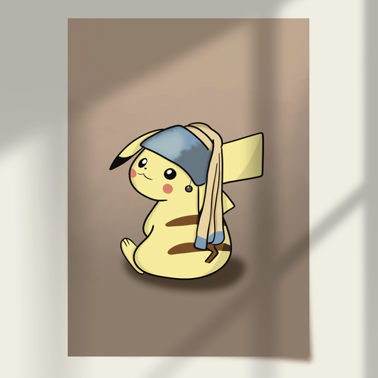 Mouse with a Pearl Earring Print