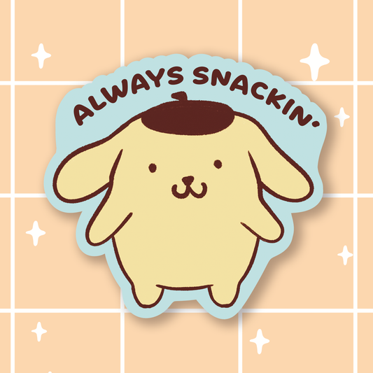 Always Snackin Sticker