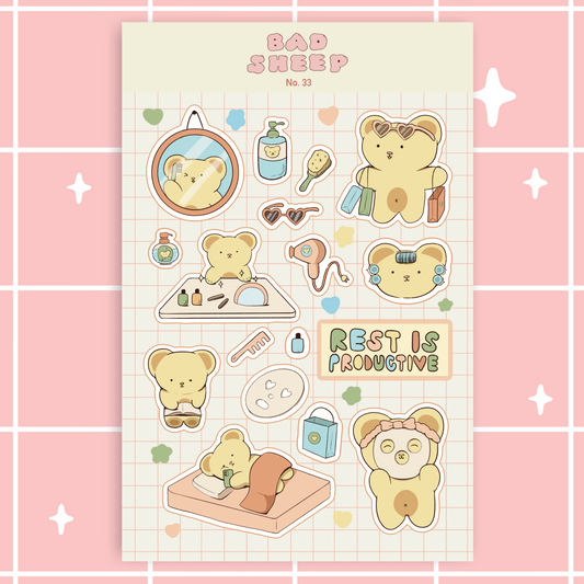 Rest is Productive Sticker Sheet