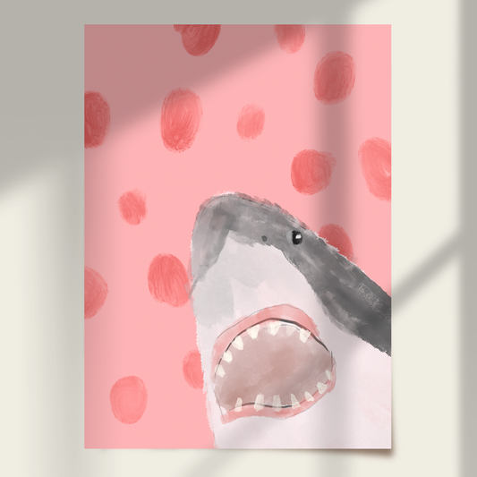 Silly Shark Print
