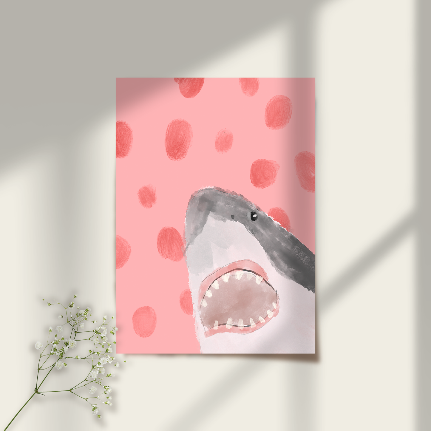 Silly Shark Print
