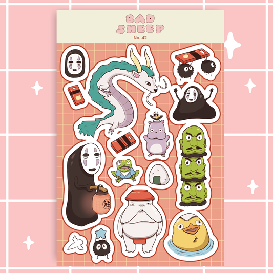 Spirited Sticker Sheet