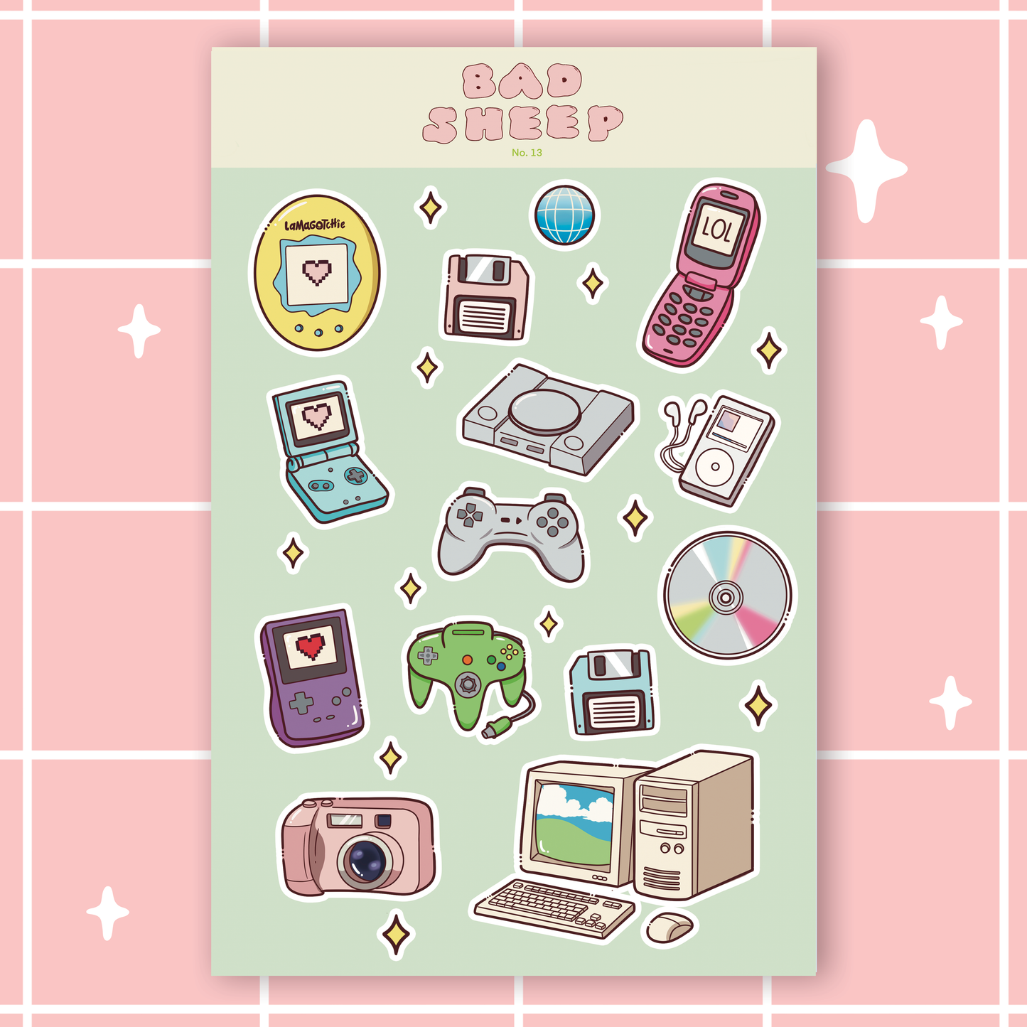 Millenial Tech Sticker Sheet
